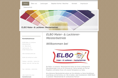 elbo-maler.de - Malerbetrieb Maikammer