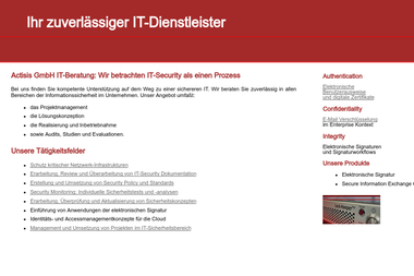 actisis.com - Unternehmensberatung Trier