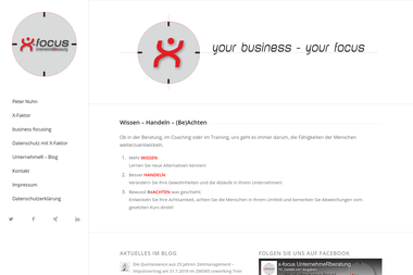x-focus.de - Unternehmensberatung Trier-Euren