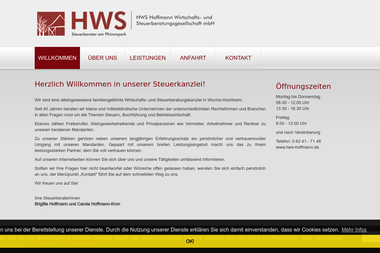hws-hoffmann.de - Steuerberater Worms-Hochheim