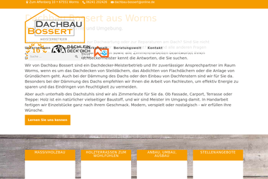 dachbaubossert.com - Zimmerei Worms-Heppenheim