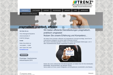trenz-ms.de - Unternehmensberatung Dillingen