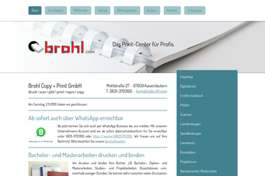 brohl.com - Druckerei Kaiserslautern-Innenstadt
