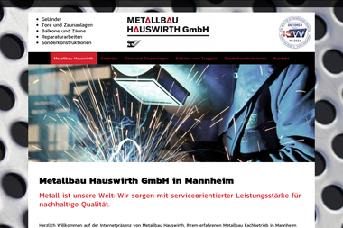 metallbau-hauswirth.de - Treppenbau Mannheim-Neckarstadt