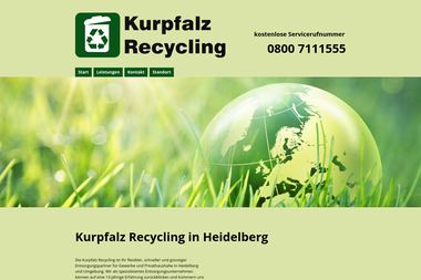 kurpfalz-recycling.de - Containerverleih Heidelberg-Neuenheim