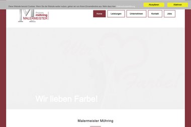 malermeister-moehring.de - Malerbetrieb Duisburg-Großenbaum