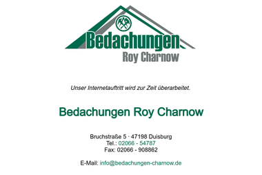 bedachungen-charnow.de - Zimmerei Duisburg-Alt-Homberg
