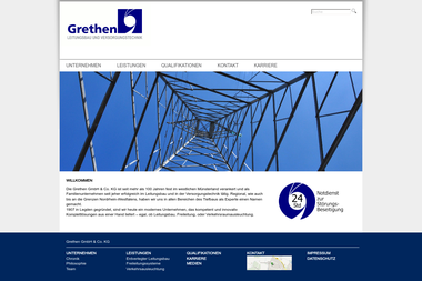 grethen.com - Tiefbauunternehmen Legden