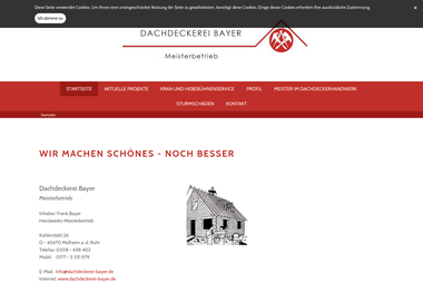 dachdeckerei-bayer.de - Zimmerei Mülheim An Der Ruhr-Holthausen