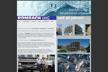 geruestbau-rombach.de - Containerverleih Remscheid-Süd