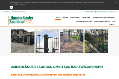 ammerlaender-zaunbau.de - Zaunhersteller Bad Zwischenahn-Kayhauserfeld