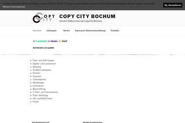 copycity-bochum.de - Druckerei Bochum-Innenstadt