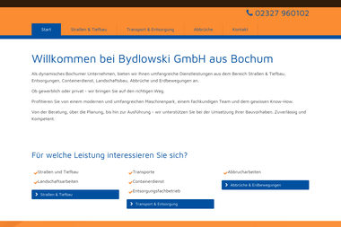 thorsten-bydlowski.de - Tiefbauunternehmen Bochum-Günnigfeld