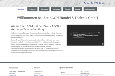 agon.nrw - Fenster Werne