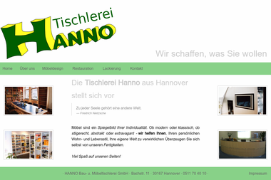 tischlerei-hanno.de - Tischler Hannover-Nordstadt
