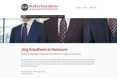 massschneiderei-krautheim-hannover.de - Schneiderei Hannover-List