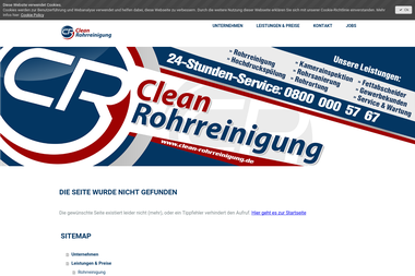 clean-rohrreinigung.de/kontakt-und-standorte/clean-rohrreinigung-hannover - Wasserinstallateur Hannover-Linden-Süd