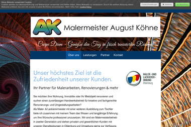 malerfachbetrieb-koehne.de - Malerbetrieb Oldenburg-Alexandersfeld