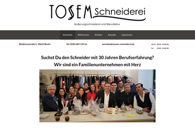 tossem-schneiderei.de - Änderungsschneiderei Berlin-Charlottenburg