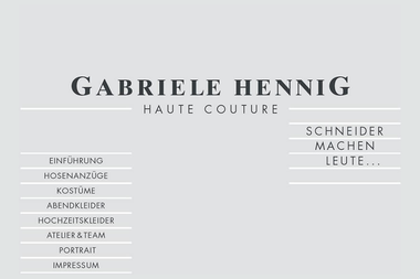 Hennig-Couture.de - Schneiderei Frankfurt-Westend-Süd