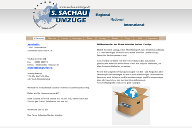 sachau-umzuege.de - Umzugsunternehmen Fürstenwalde/Spree