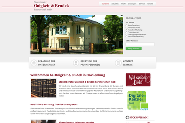 onigkeit-brudek.de - Steuerberater Oranienburg-Lehnitz