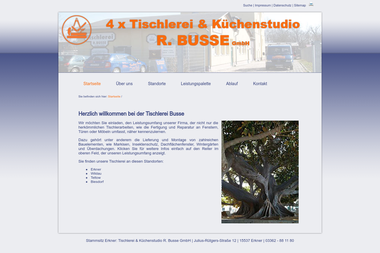 tischlerei-busse.de - Markisen, Jalousien Erkner