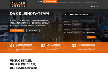 kleinow-umzuege.com - Umzugsunternehmen Potsdam-Bornstedt