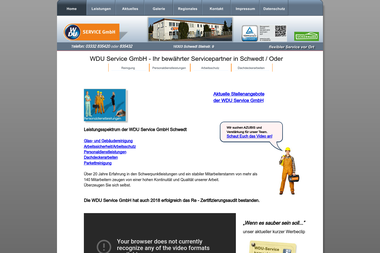 wdu-service-gmbh.de - Reinigungskraft Schwedt/Oder