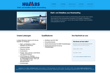 humbs-metallbau.de - Stahlbau Neutraubling