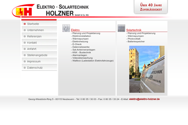 elektro-holzner.de - Elektriker Neubeuern-Altenbeuern