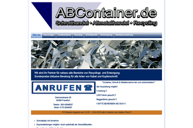 ABContainer.de - Containerverleih Frankfurt-Seckbach