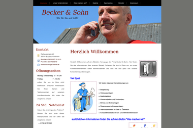 becker-sohn-heizung.de - Wasserinstallateur Butzbach-Ostheim