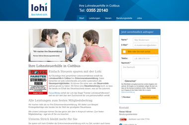 lohnsteuerhilfe-cottbus.net - HR Manager Cottbus-Spremberger Vorstadt