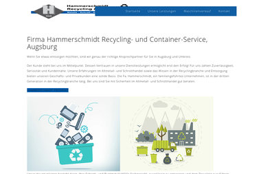 hammerschmidt-schrott.de - Containerverleih Augsburg-Oberhausen