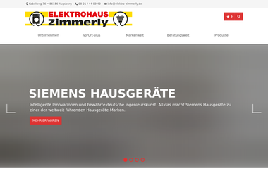 elektro-zimmerly.de - Elektriker Augsburg-Kriegshaber