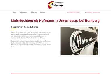 maler-hofmann.com - Malerbetrieb Burgebrach-Unterneuses