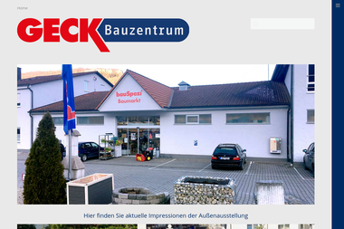 geck-bauzentrum.de - Baustoffe Ebermannstadt-Gasseldorf