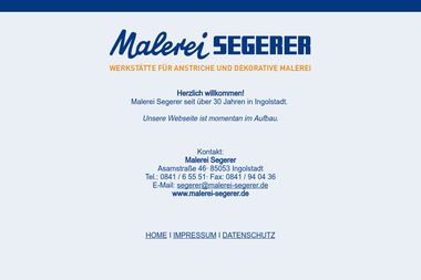 malerei-segerer.de - Malerbetrieb Ingolstadt