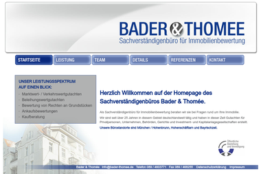 bader-thomee.de - Baugutachter Hohenbrunn