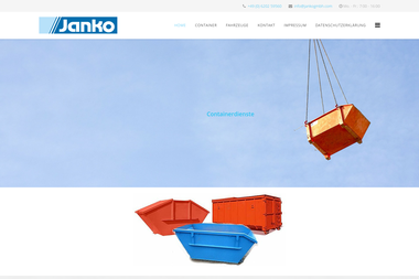 jankogmbh.com - Containerverleih Oftersheim