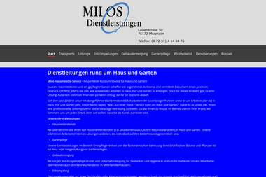 milos-hausmeisterdienste-pforzheim.de - Reinigungskraft Pforzheim-Innenstadt