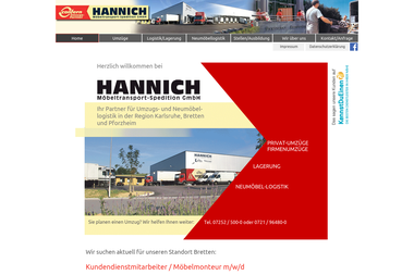 hannich.de - Umzugsunternehmen Karlsruhe-Durlach