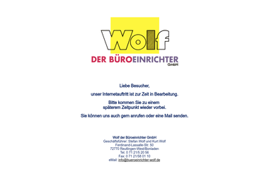 bueroeinrichter-wolf.de - Raumausstatter Reutlingen-Betzingen