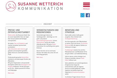 susanne-wetterich.de - PR Agentur Stuttgart-West