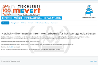 tischlerei-mevert.de - Tischler Bremen-Mahndorf