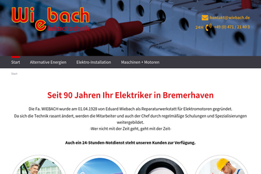 wiebach.de - Elektriker Bremerhaven-Geestemünde