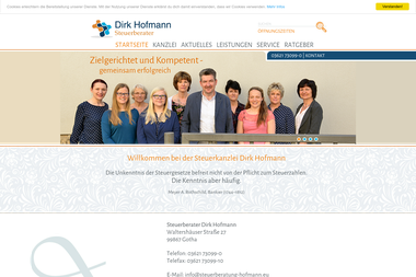 steuerberatung-hofmann.eu - Steuerberater Gotha