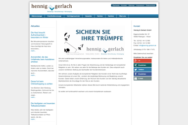 hennig-gerlach.de - Versicherungsmakler Heiligenhaus