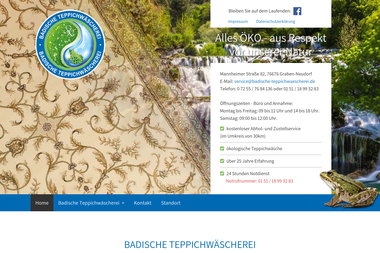 badische-teppichwaescherei.de - Reinigungskraft Graben-Neudorf